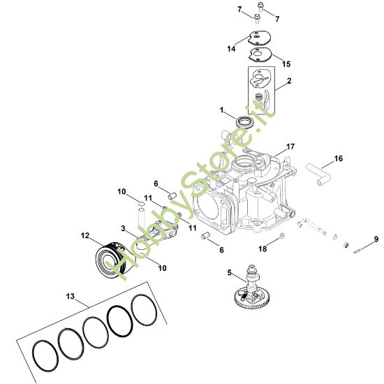 Picture of C - Albero a camme HD675 (HD675-3014)